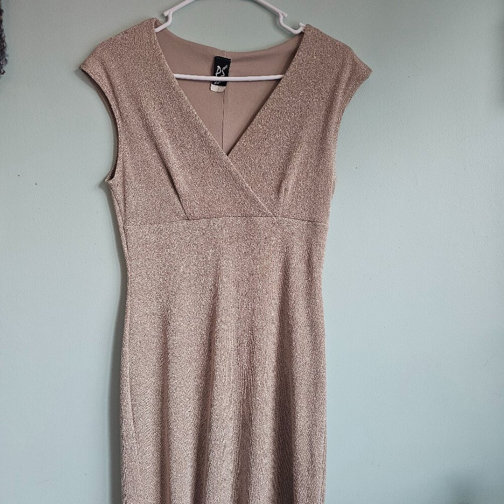 PerSeption Gold Glitter Dress